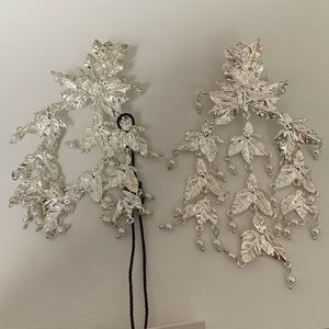 Christie Nicolaidis Chandelier earrings. Clip on